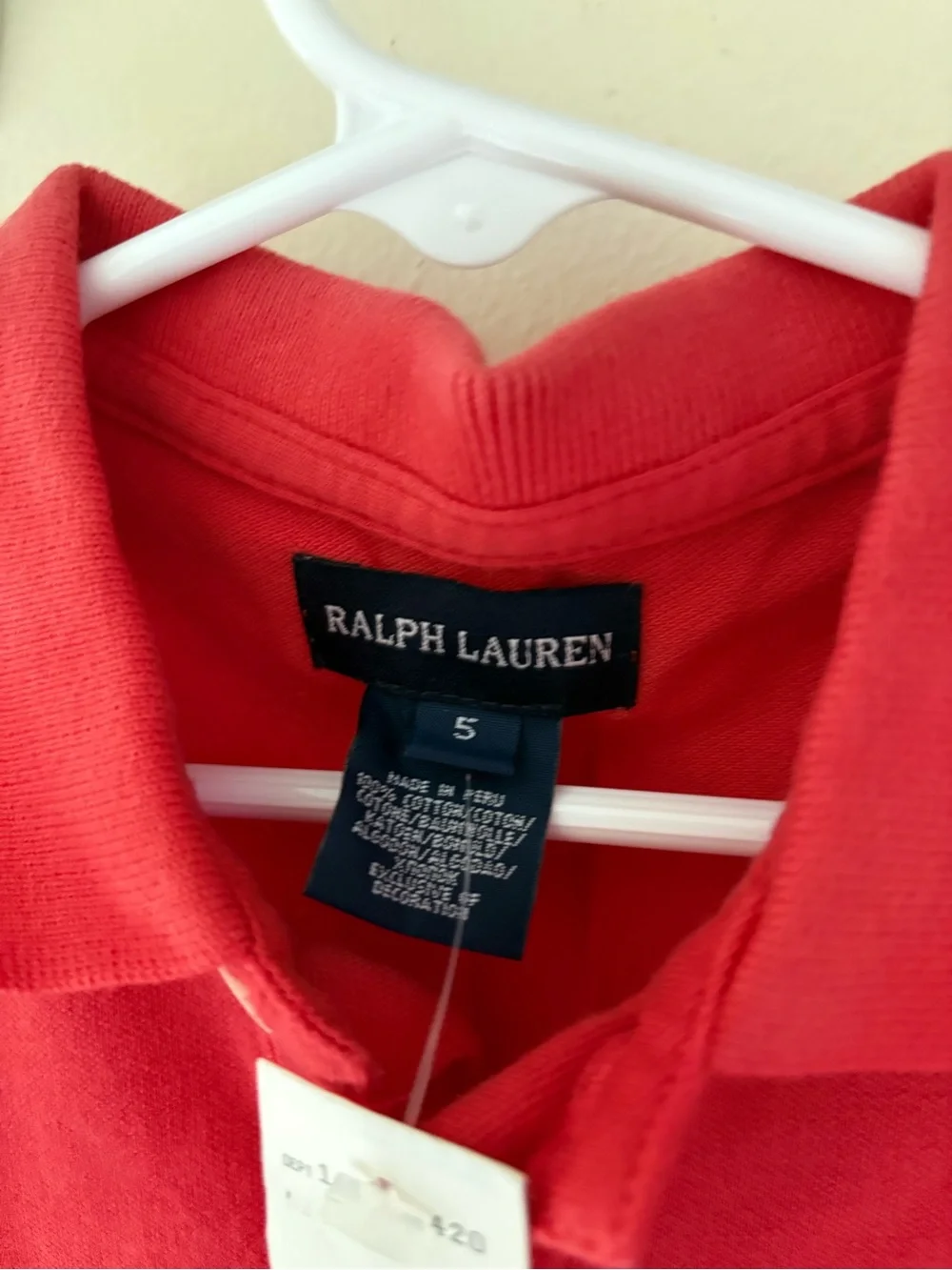 NWT Vintage Y2K Polo Ralph Lauren Ombré Shirt Size 5